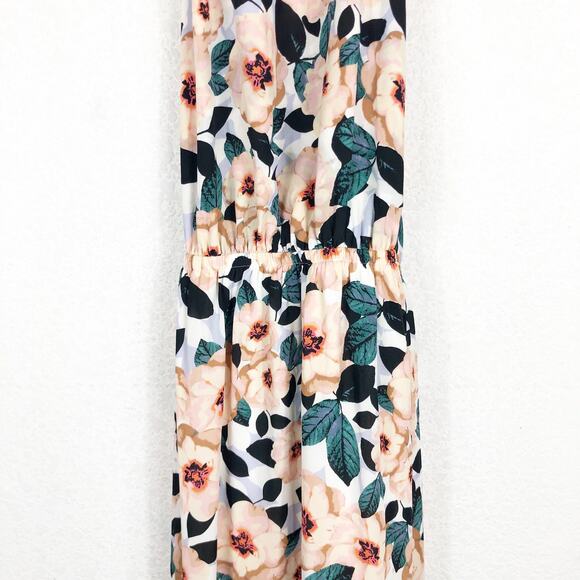 Show Me Your Mumu Heather Floral Halter Maxi Dress Small Steel Magnolia Wedding - Picture 9 of 14